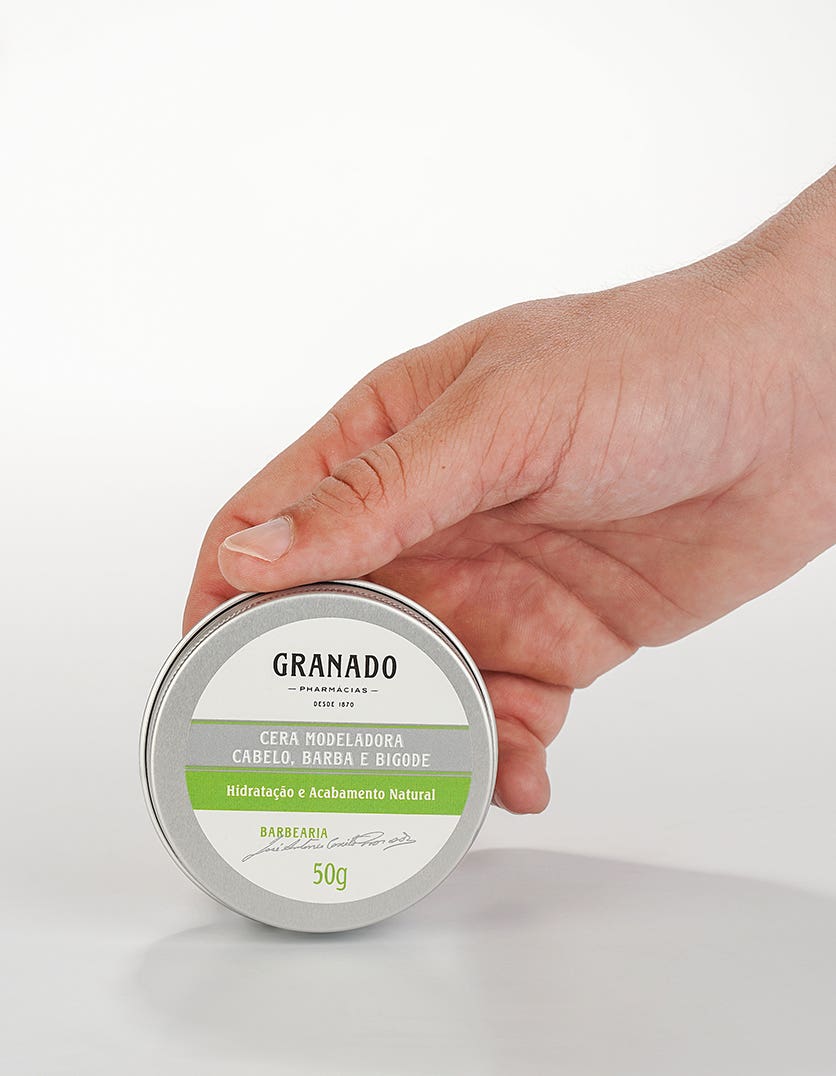 Cera Modeladora para Cabelo, Barba e Bigode 50g