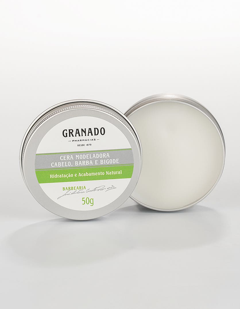 Cera Modeladora para Cabelo, Barba e Bigode 50g