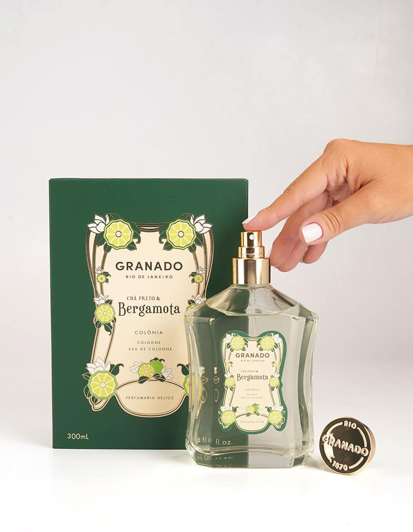 Colônia Chá Preto & Bergamota 300ml